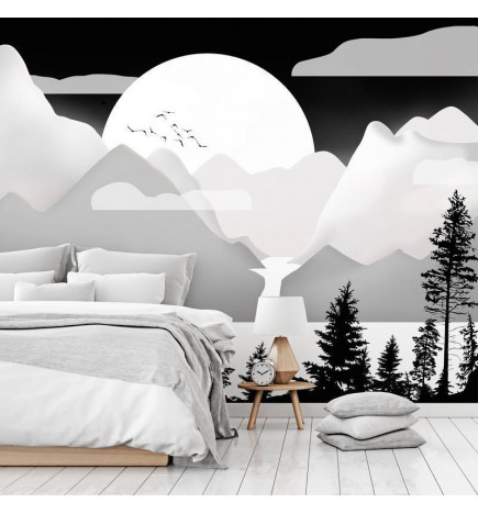 Wall Mural - Landscape at Sunset - Second Variant