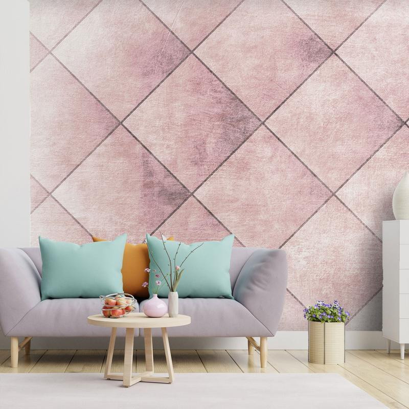 34,00 € Wall Mural - Perfect cuts - uniform geometric pattern in tiled pattern with pattern
