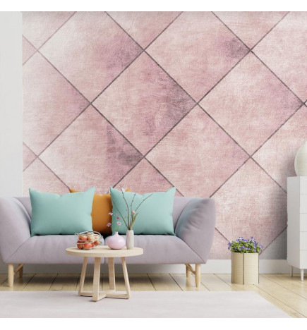 Mural de parede - Perfect cuts - uniform geometric pattern in tiled pattern with pattern