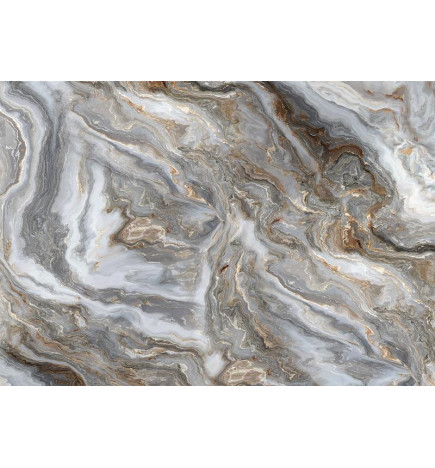 Papier peint - Stone Abstractions - Marble Textures in Neautral Tones