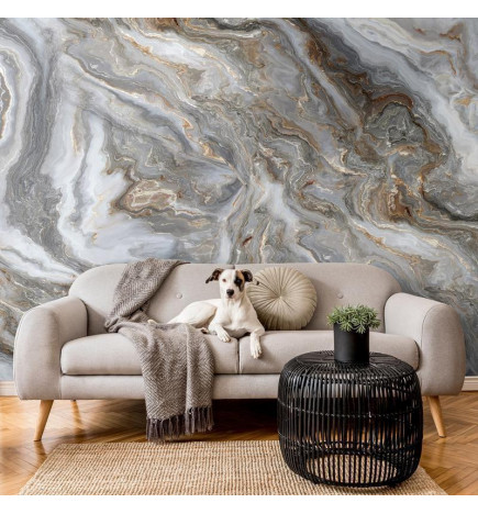 Mural de parede - Stone Abstractions - Marble Textures in Neautral Tones