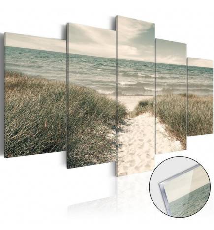Acrylglasbild - Quiet Beach [Glass]