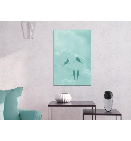 Canvas Print - Celadon Sky (1 Part) Vertical