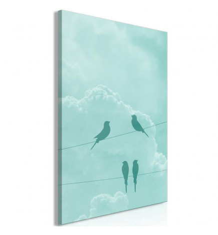 Canvas Print - Celadon Sky (1 Part) Vertical