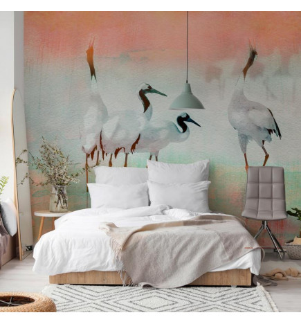 34,00 € Wall Mural - Cranes in Pastels