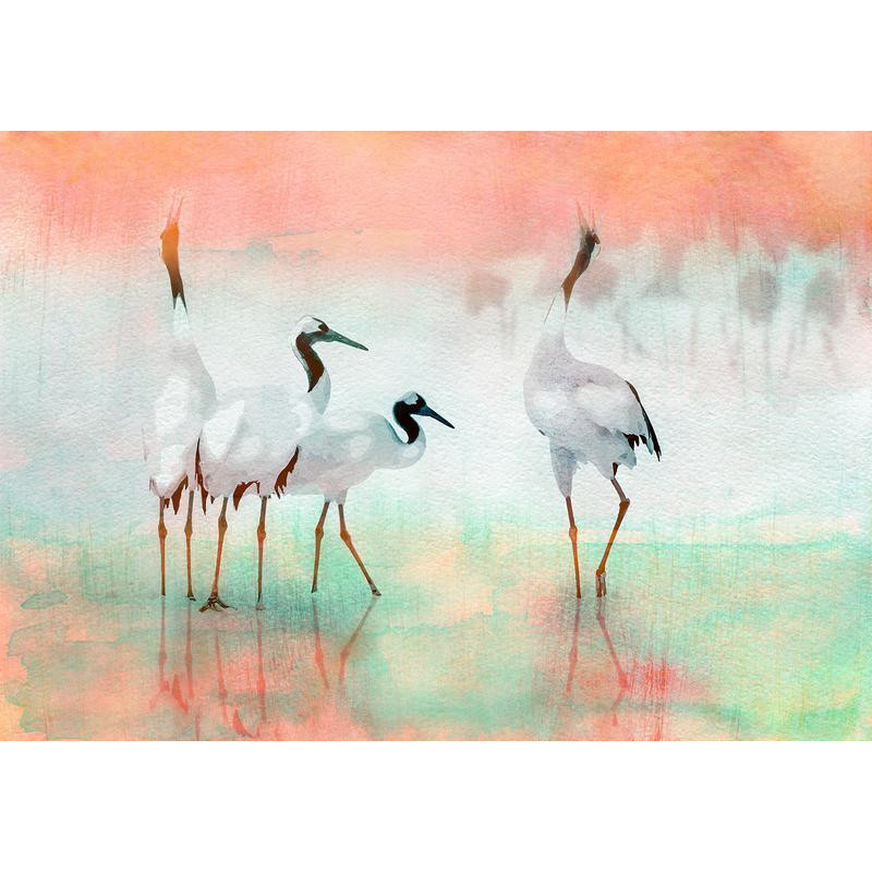 34,00 € Fototapete - Cranes in Pastels
