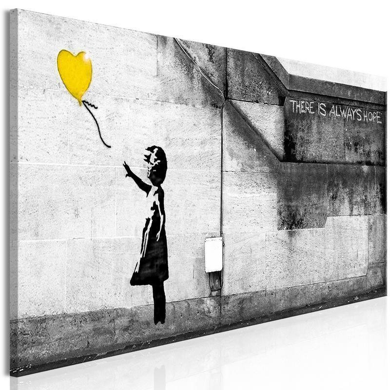 82,90 € Schilderij - There is Always Hope (1 Part) Narrow Yellow