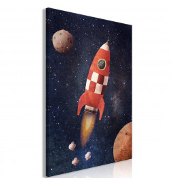 Canvas Print - Into the Unknown by Rocket (1 Part) Vertical