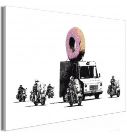 Canvas Print - Donut Police (1 Part) Wide