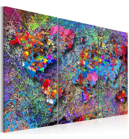 68,00 € Afbeelding op kurk - Colourful Whirl