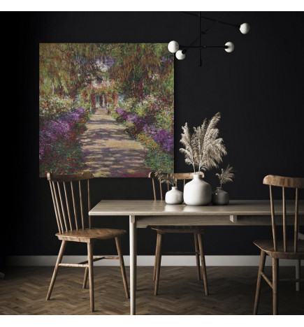 Canvas Print - Garden Path in Giverny