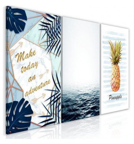 Canvas Print - Pineapple Quote (3 Parts)