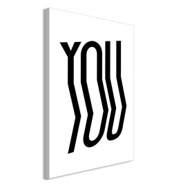 Schilderij - You (1 Part) Vertical