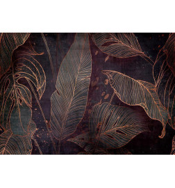 Fototapetas - In a Maze of Leaves - Third Variant