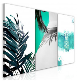 Leinwandbild - Palm Paradise (3 Parts)