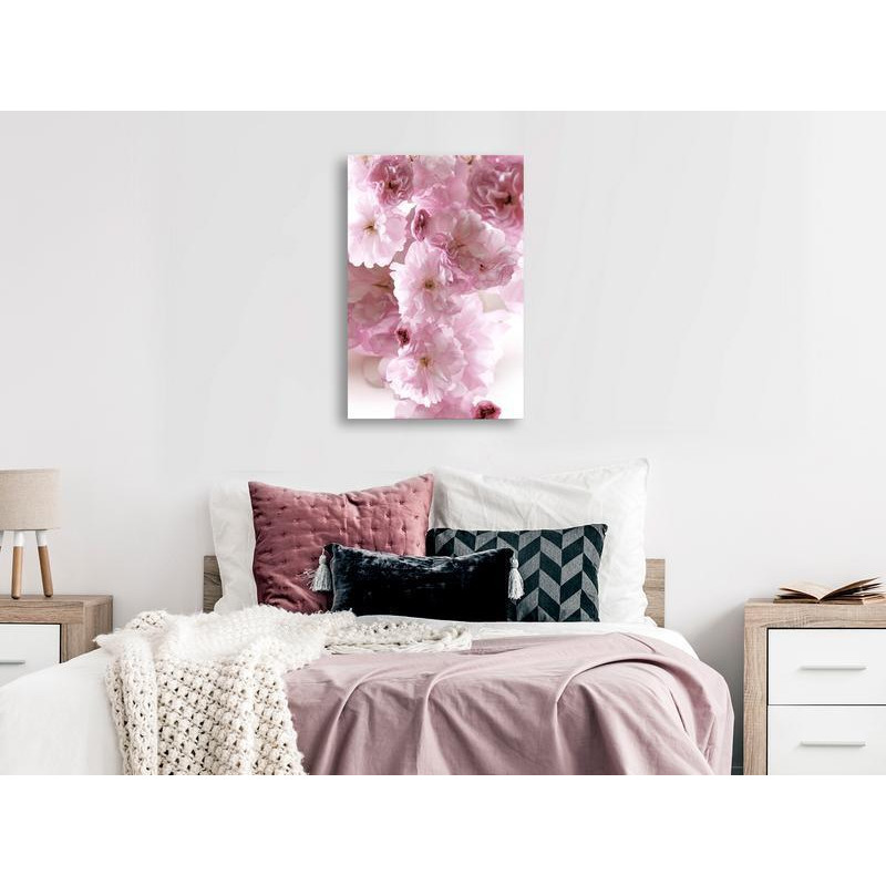 31,90 € Schilderij - Flowery Glamour (1-part) - Flower Petals in Shades of Pink