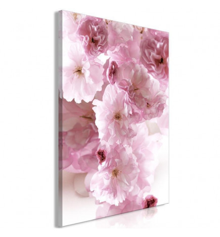 Schilderij - Flowery Glamour (1-part) - Flower Petals in Shades of Pink