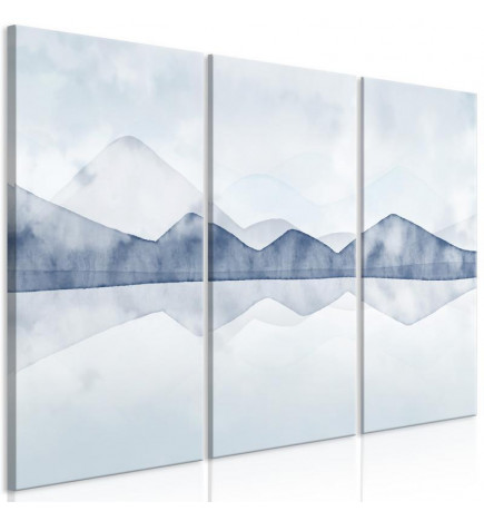 Canvas Print - Lake in the Mountains (3 Parts)
