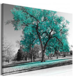 Taulu - Autumn in the Park (1 Part) Wide Turquoise