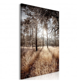 Canvas Print - Straight Into Love (1 Part) Vertical