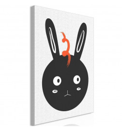 Schilderij - Rabbit Sees Everything (1 Part) Vertical
