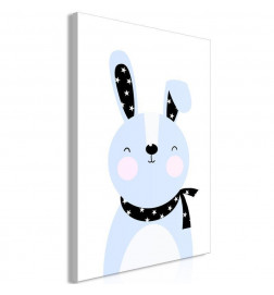 Schilderij - Brave Rabbit (1 Part) Vertical