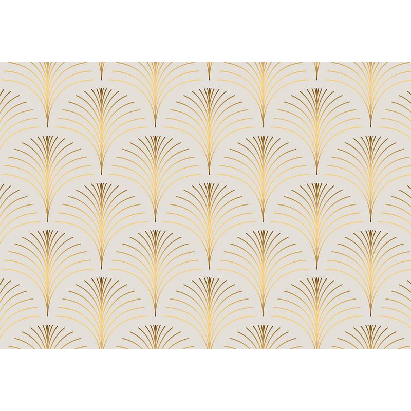 34,00 € Fotobehang - Gold Linear Pattern on Marble Background