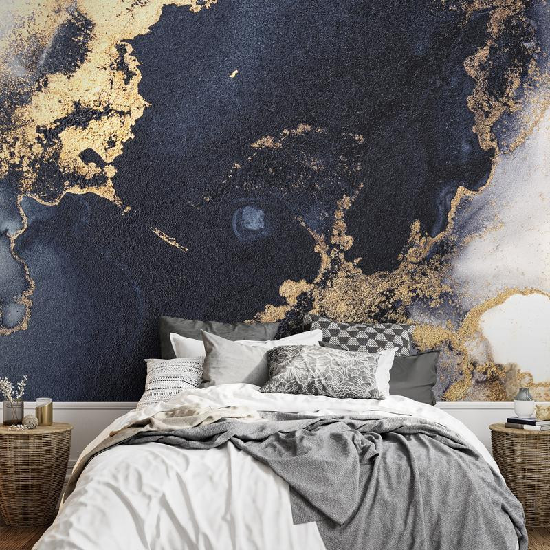 34,00 € Wall Mural - Marble and Garnet - Abstract Textured Pattern Inspired by a Starry Sky