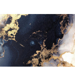 Mural de parede - Marble and Garnet - Abstract Textured Pattern Inspired by a Starry Sky