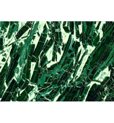 Fotomurale in stile marmo verde e astratto - arredalacasa