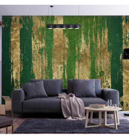Fotobehang - Golden-Green Expression