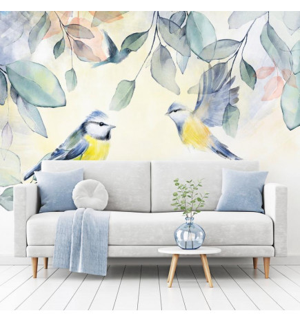 Wall Mural - Colorful Titmouse