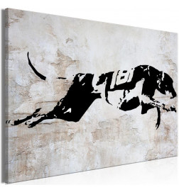 Canvas Print - Greyhound Race (1 Part) Wide