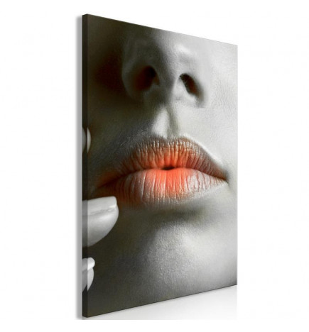 Canvas Print - Hot Lips (1 Part) Vertical