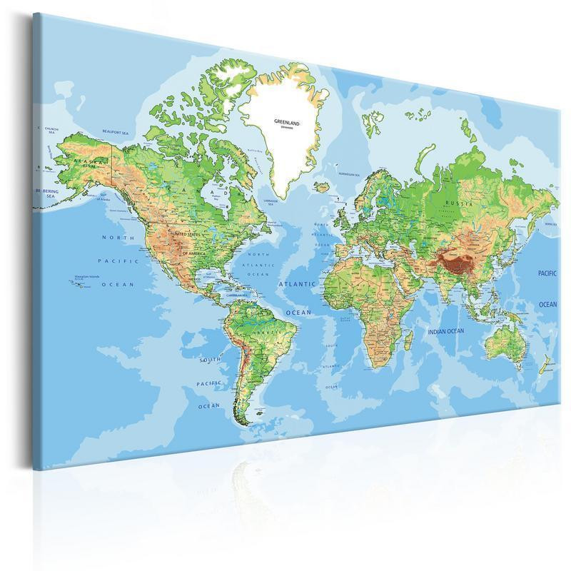 68,00 € Afbeelding op kurk - World Geography
