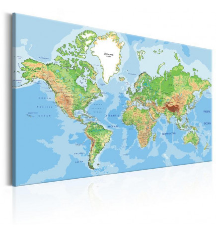 Quadro de cortiça - World Geography