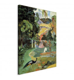Canvas Print - Landscape with Peacocks
