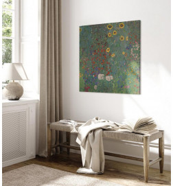 Quadro - Rural Garden With Sunflowers