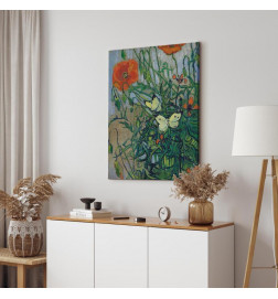 Quadro - Poppies and Butterflies