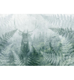 Fotobehang - Deer in Ferns - Third Variant