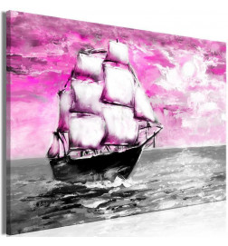 Canvas Print - Spring Cruise (1 Part) Wide Pink
