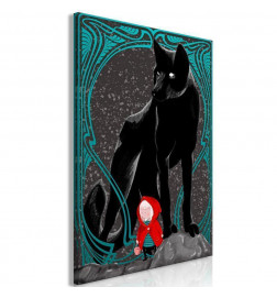 Canvas Print - Red Riding Hood (1 Part) Vertical