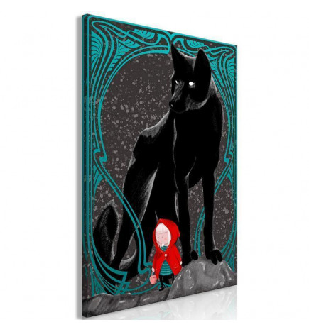 Canvas Print - Red Riding Hood (1 Part) Vertical