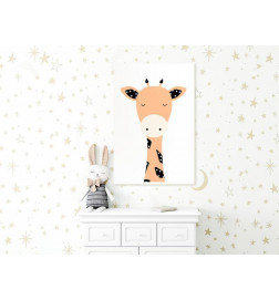 Canvas Print - Funny Giraffe (1 Part) Vertical