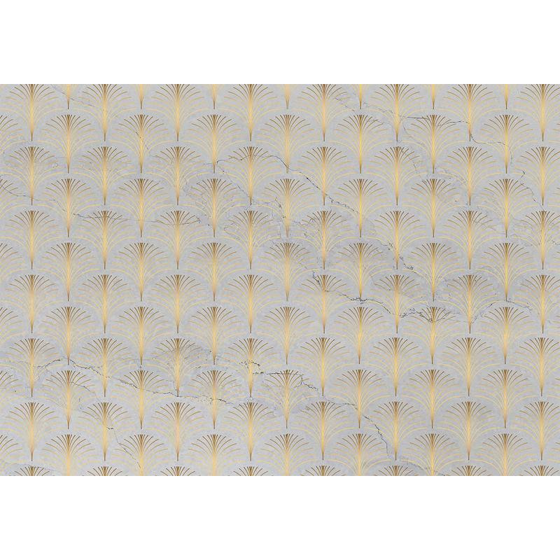 34,00 € Fotobehang - Linear Pattern With Gold
