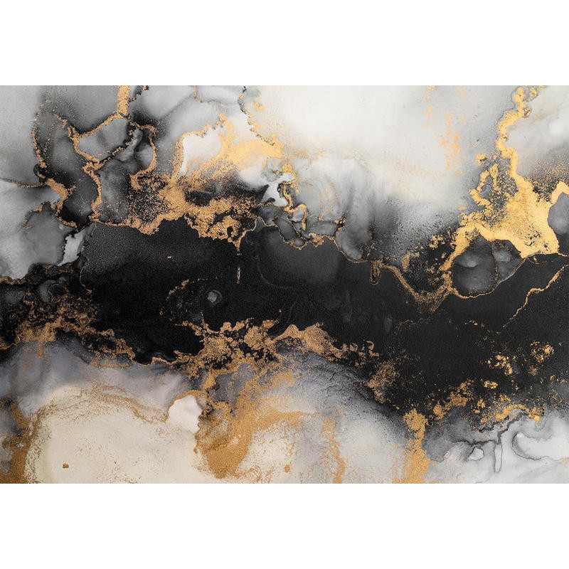 34,00 € Fotobehang - Gold Explosions - an Abstract Pattern Inspired by Marble