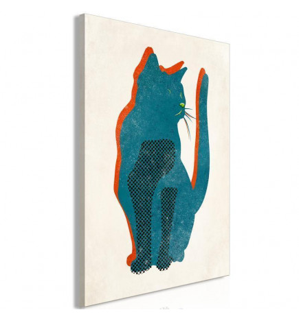 Schilderij - Cats Moods (1 Part) Vertical