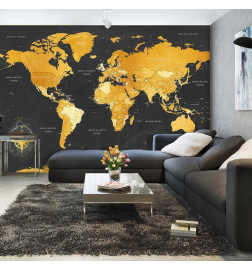 34,00 € Fototapetas - Map: Golden World