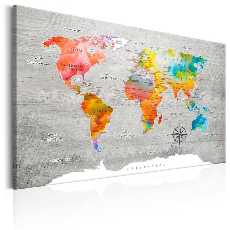 68,00 € Decorative Pinboard - Multicolored Travels