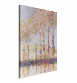 Canvas Print - Poplars on the Bank of the River Epte